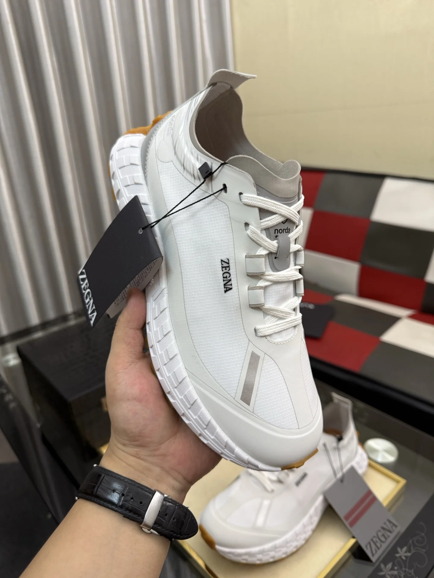ZEGNA Sneakers Mesh EU39-46 C30202608030138 - Image 4