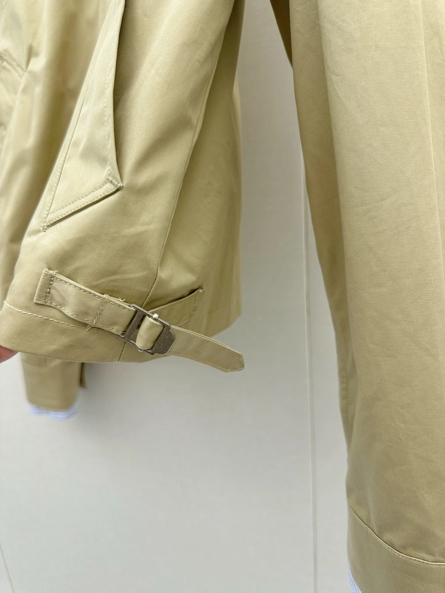 ACNE STUDIOS Jackets Cotton Khaki-White S-L D55202609061334 - Image 6
