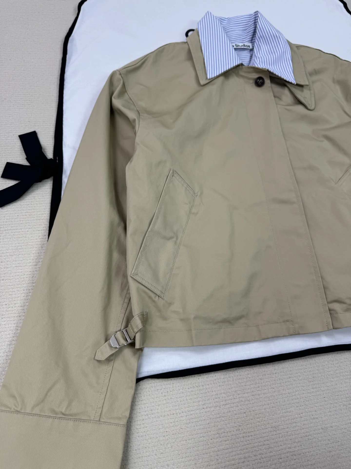 ACNE STUDIOS Jackets Khaki-Blue S-L D65202609061758 - Image 8