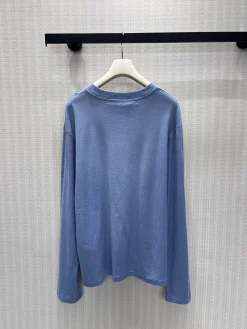 Alternative view of ACNE STUDIOS T-shirts Blue-White S-L A85202609060179