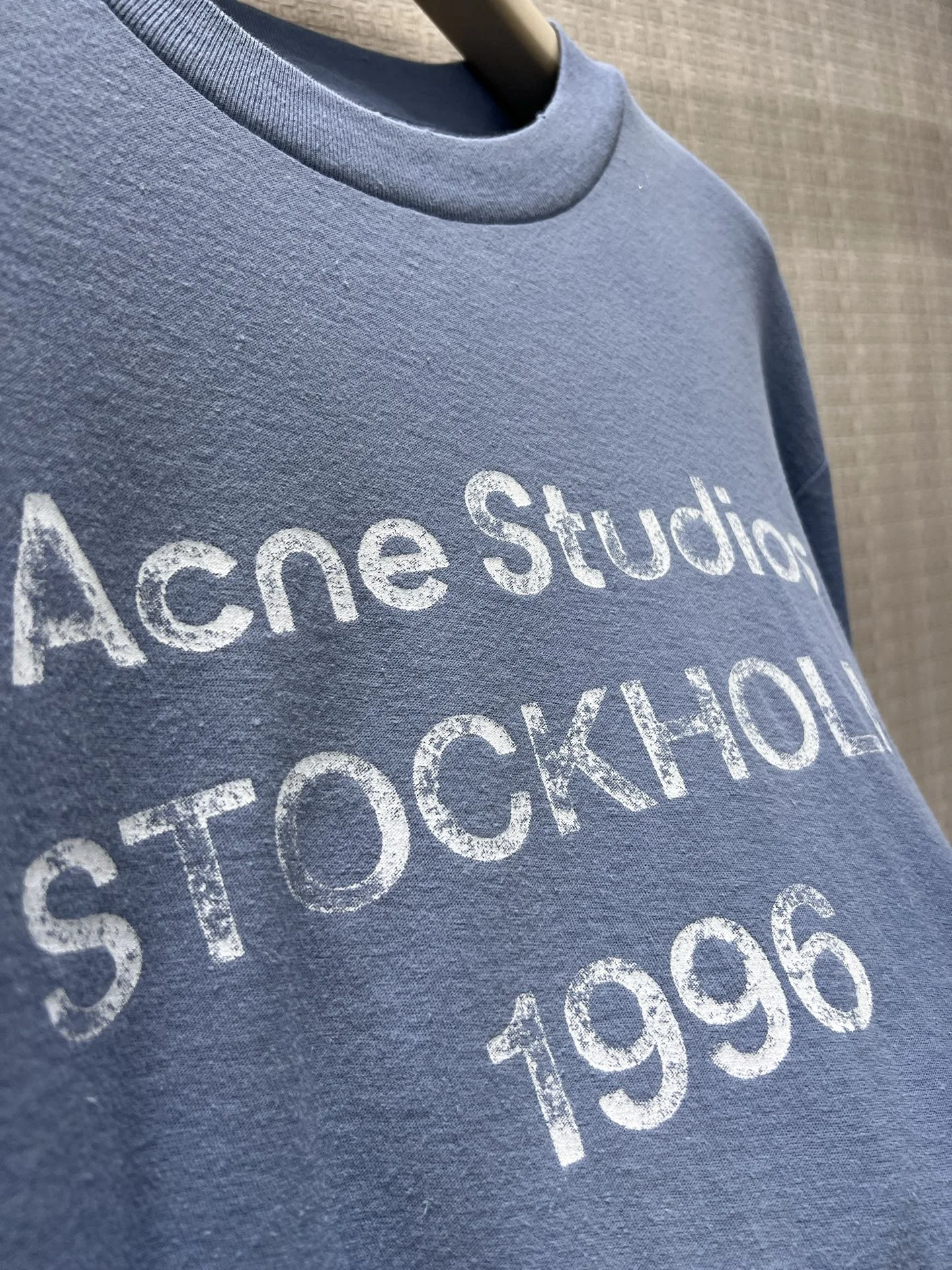ACNE STUDIOS T-shirts Blue-White S-L A85202609060179 - Image 5