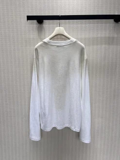 Alternative view of ACNE STUDIOS T-shirts Lightweight Fabric White-Black S-L A85202609060178