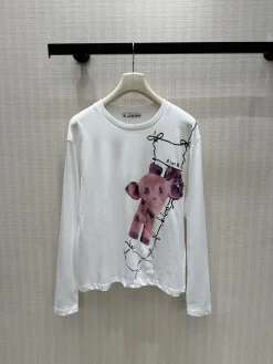 ACNE STUDIOS T-shirts White-Pink S-L A50202609060199