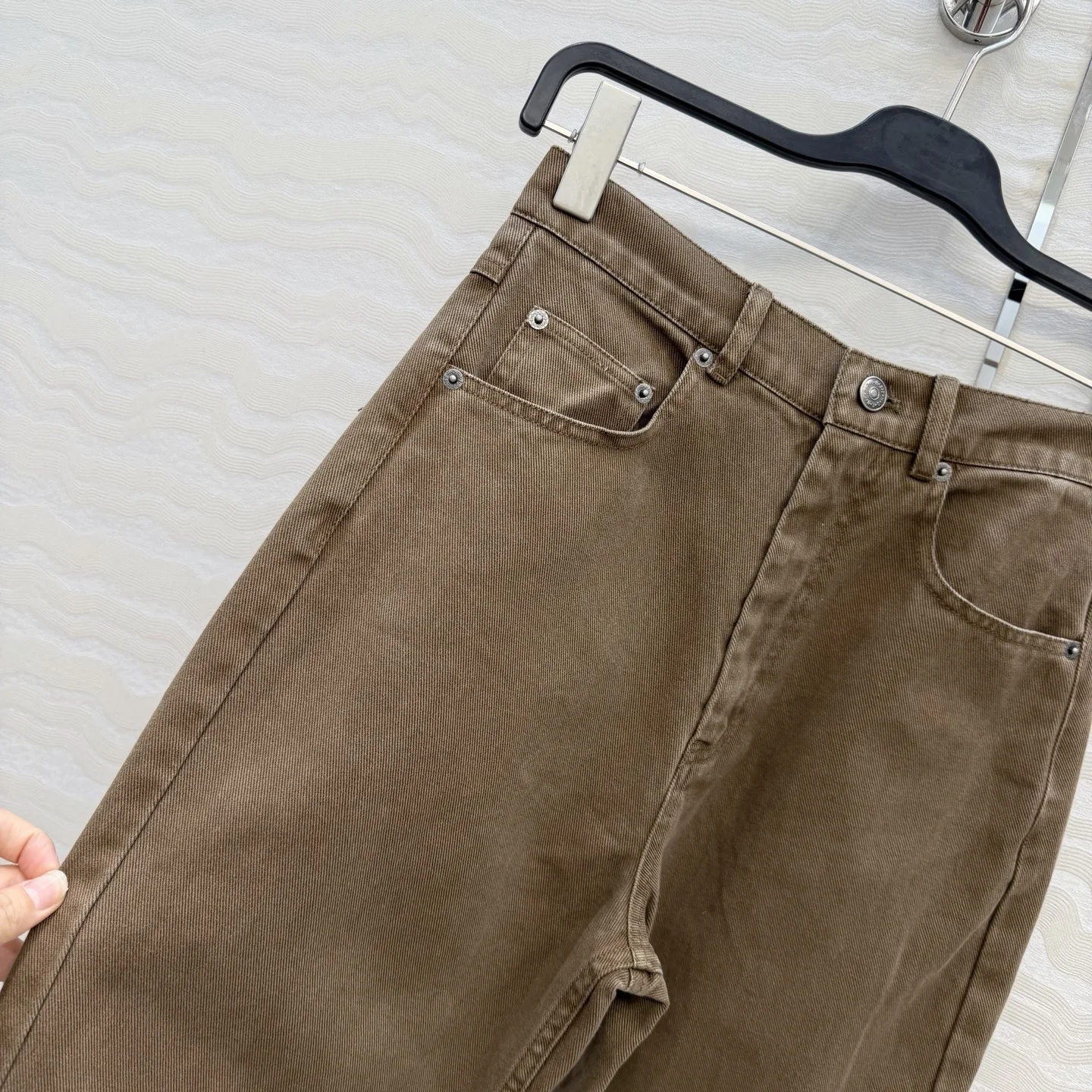 ACNE STUDIOS Trousers Denim Brown S C30202609062748 - Image 3