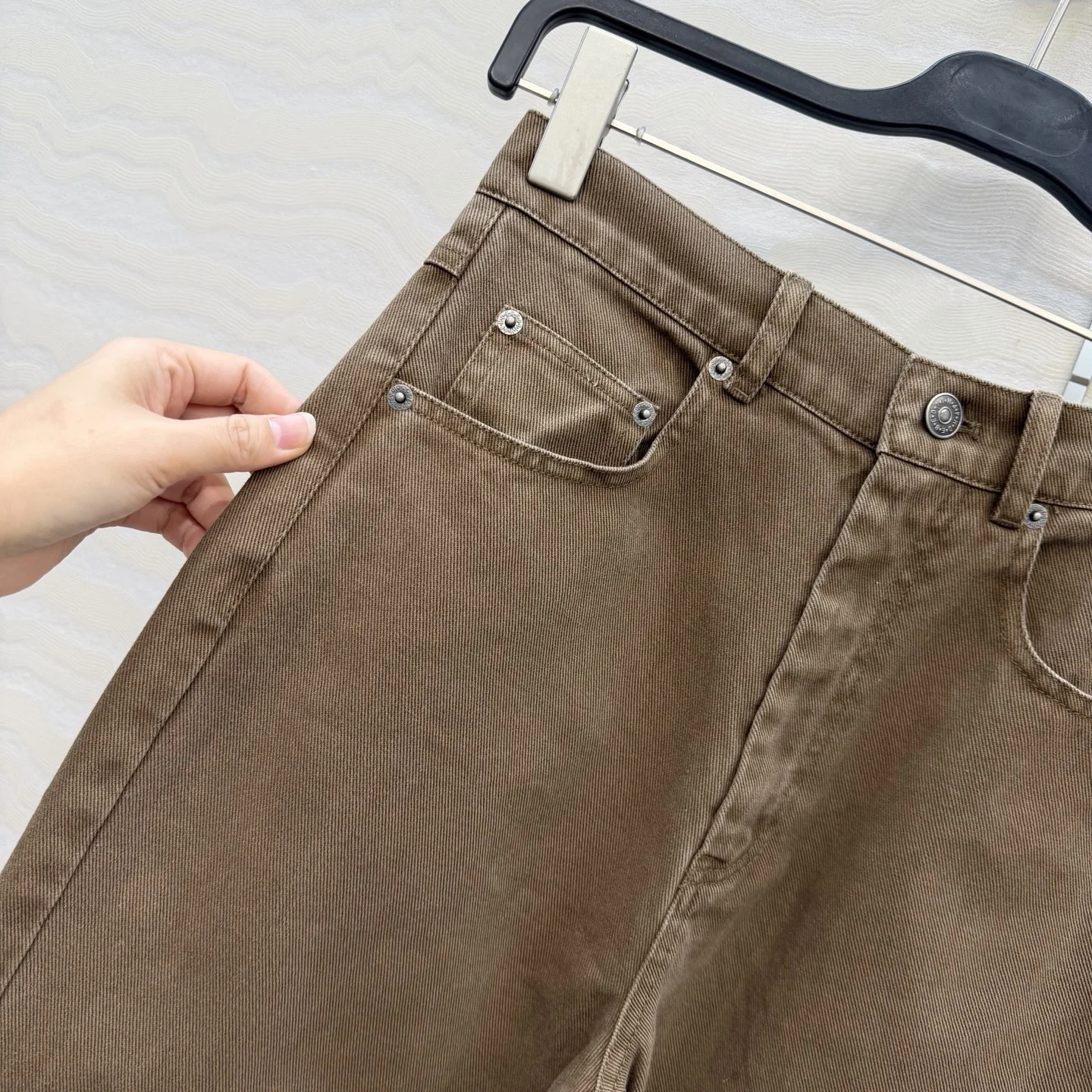 ACNE STUDIOS Trousers Denim Brown S C30202609062748 - Image 4