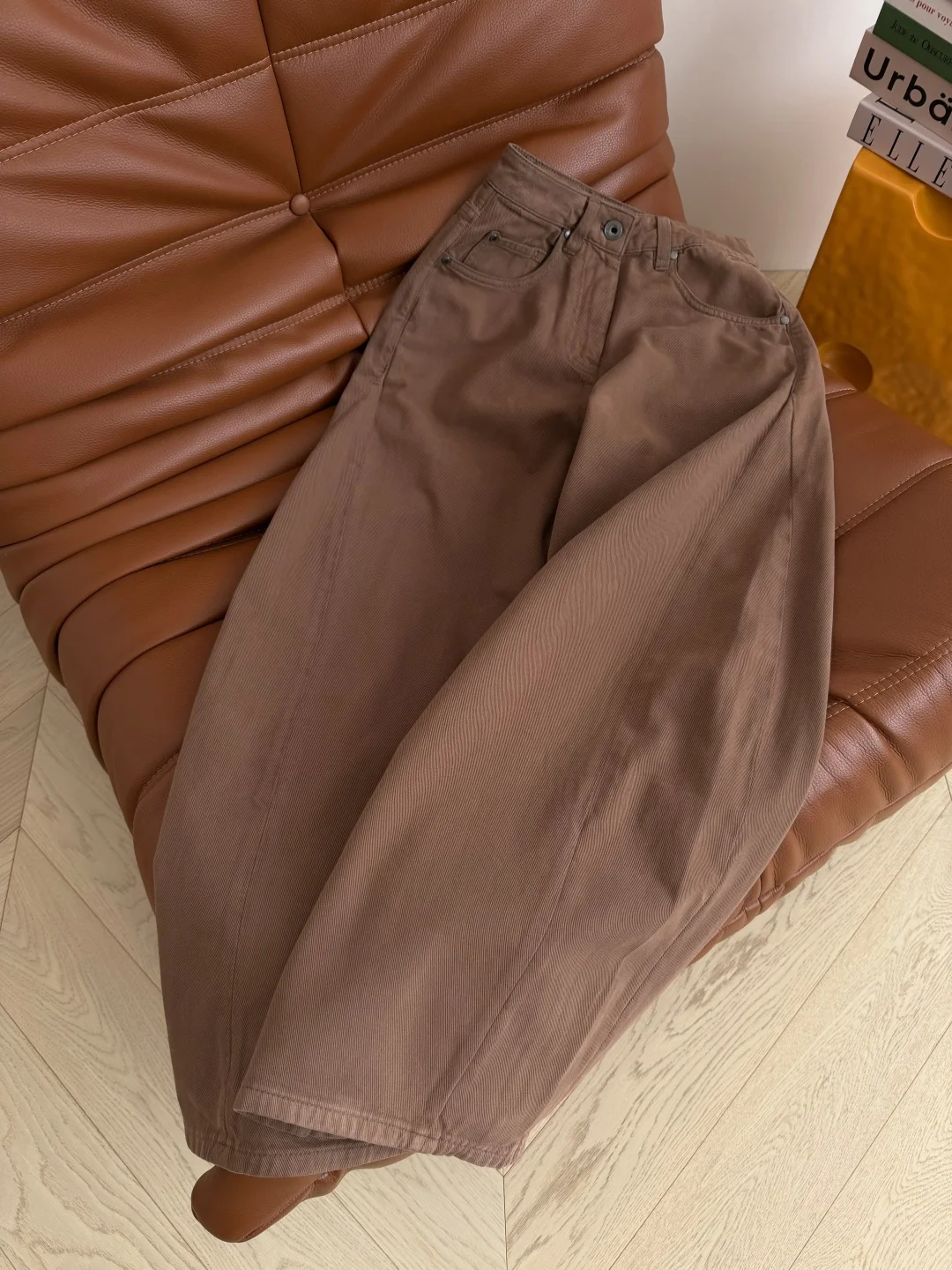 ACNE STUDIOS Trousers Denim Brown S-L C25202609061735 - Image 2