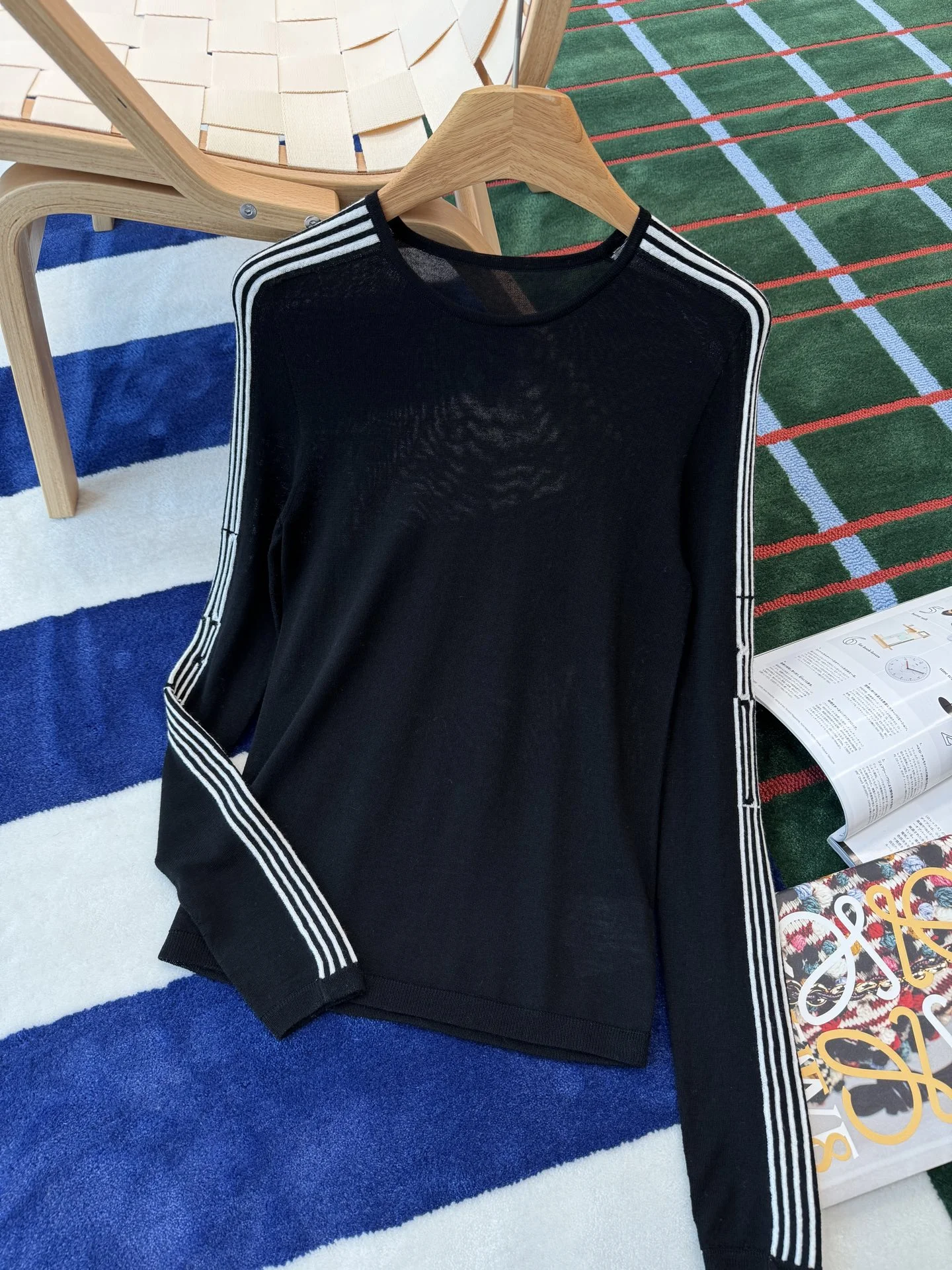 ADIDAS Sweaters Knit Black-White S-M-L C65202609060683 - Image 4