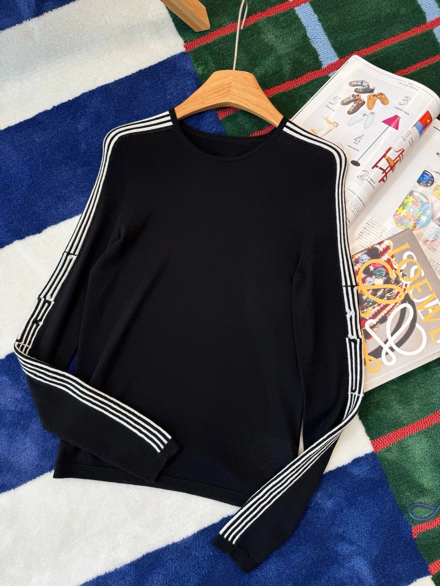 ADIDAS Sweaters Knit Black-White S-M-L C65202609060683 - Image 7