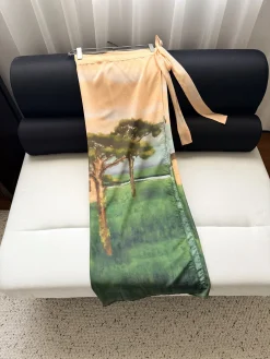 AGUA BY AGUA BENDITA Beachwear Silk Cotton Green-Orange One Size B55202609062412