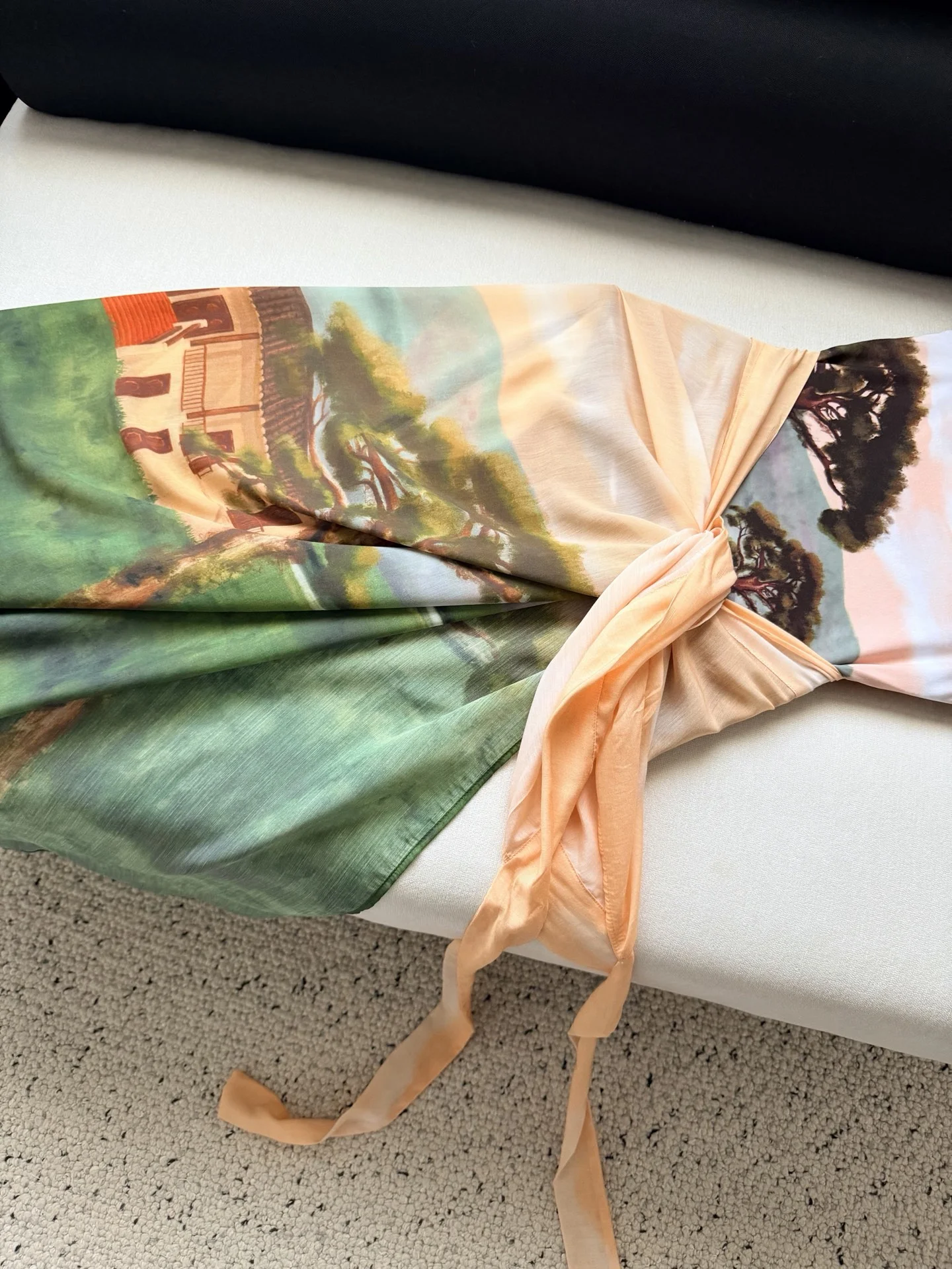 AGUA BY AGUA BENDITA Beachwear Silk Cotton Green-Orange One Size B55202609062412 - Image 8
