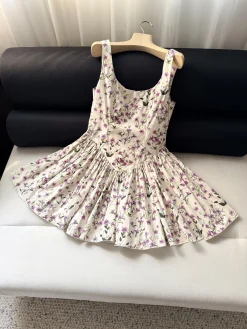 AGUA BY AGUA BENDITA Dresses Cream-Purple S-L D85202609063514