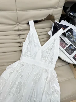 Alternative view of AGUA BY AGUA BENDITA Dresses Embroidered Lace White S-L C75202609063167