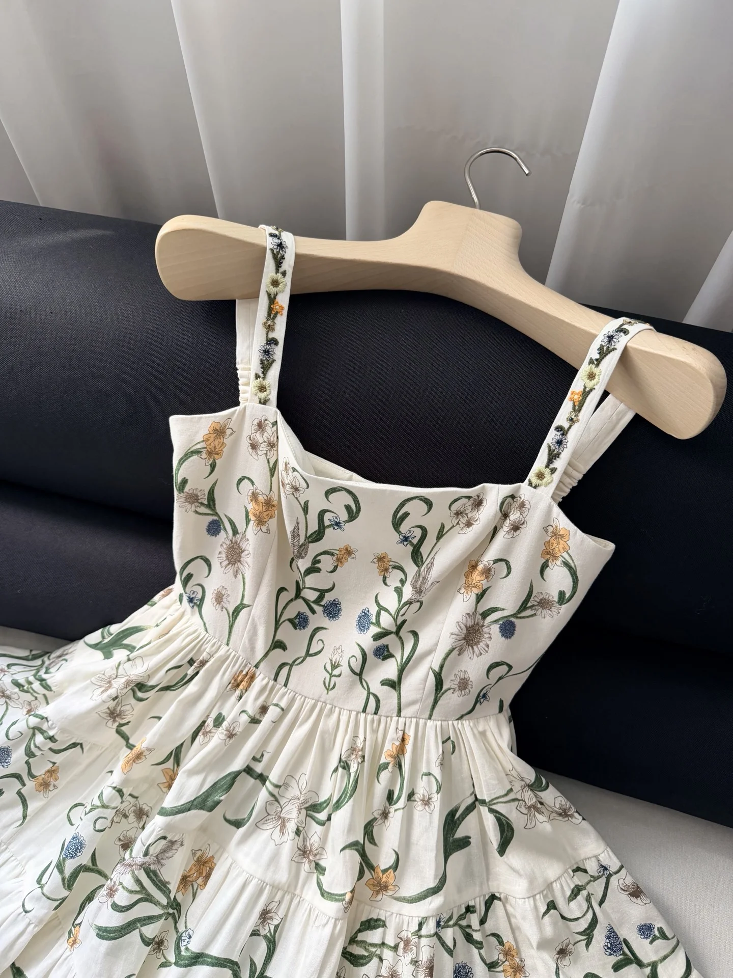 AGUA BY AGUA BENDITA Dresses Linen White-Green S-XL E15202609060916 - Image 2
