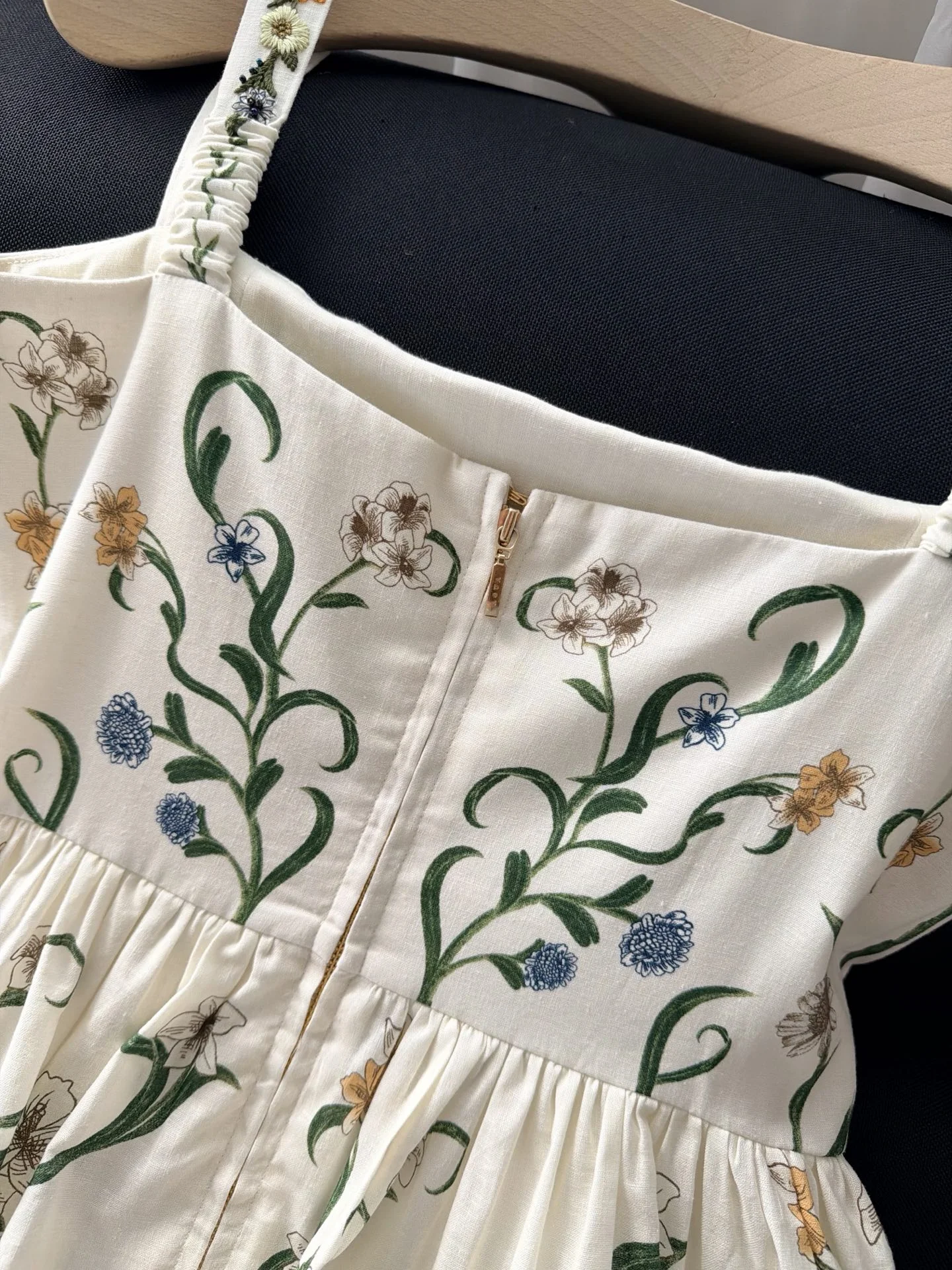 AGUA BY AGUA BENDITA Dresses Linen White-Green S-XL E15202609060916 - Image 3