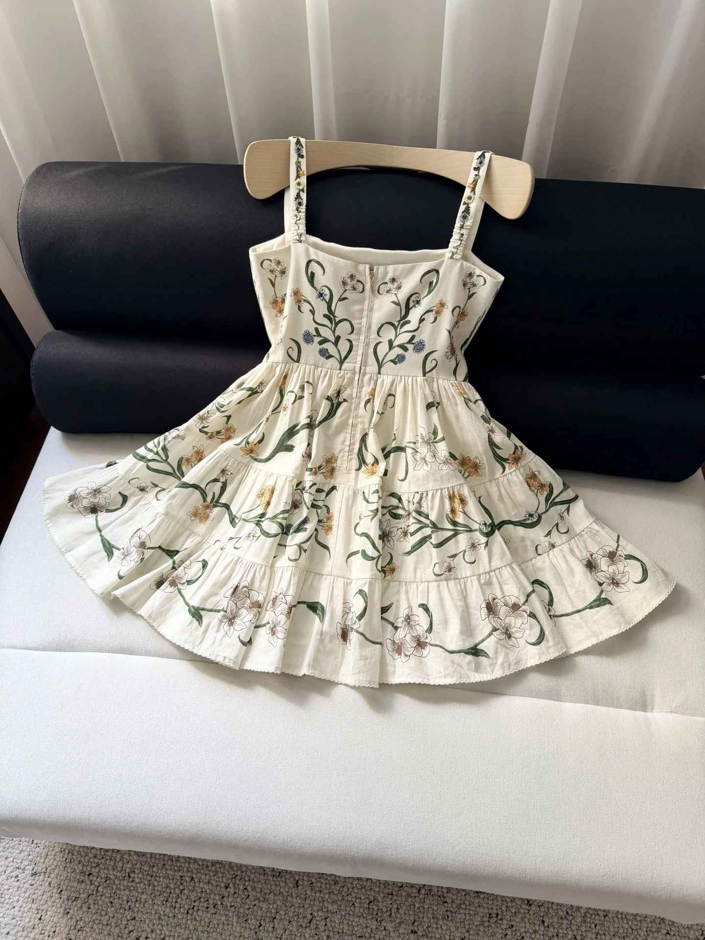AGUA BY AGUA BENDITA Dresses Linen White-Green S-XL E15202609060916 - Image 9