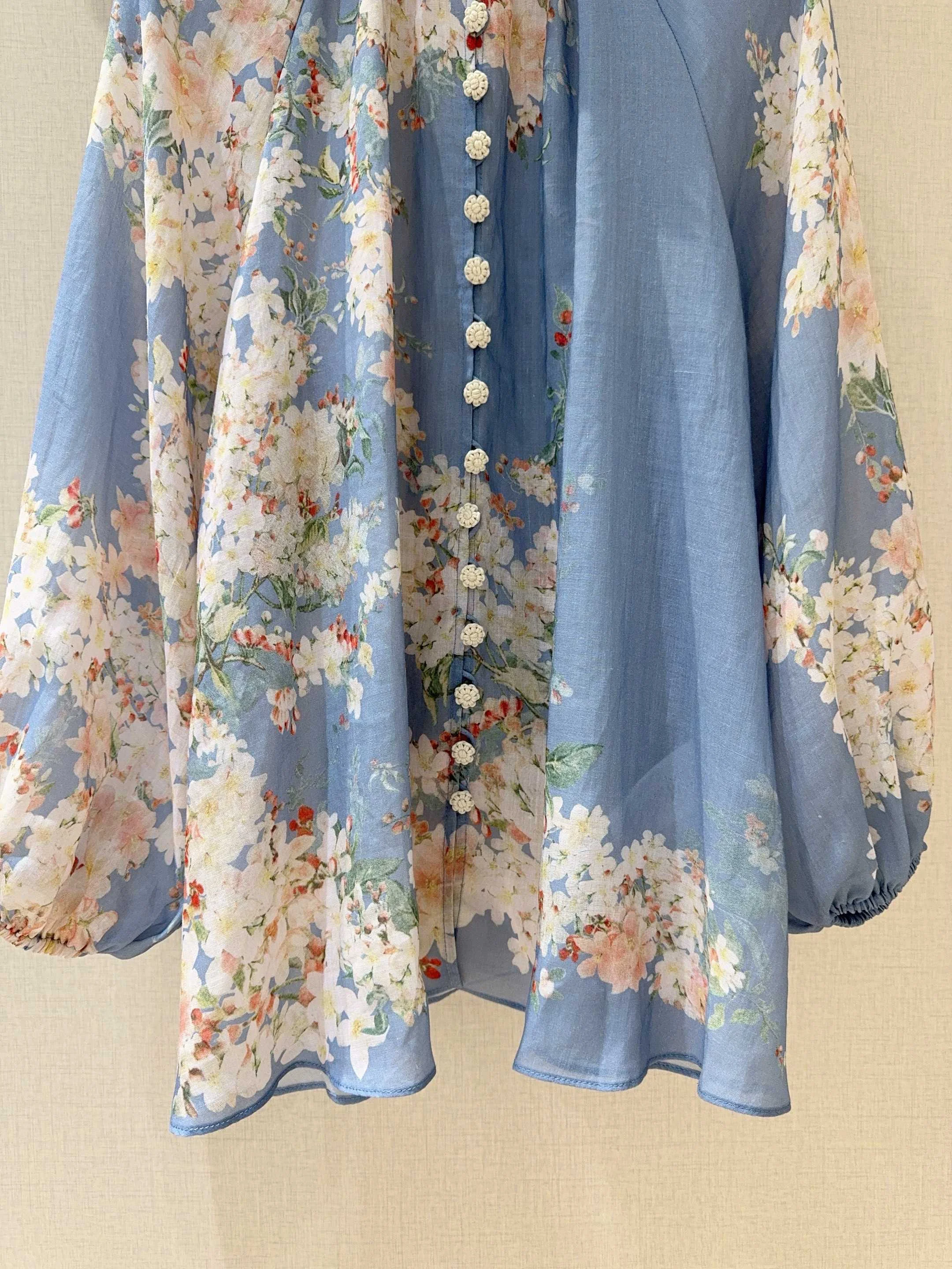 AGUA BY AGUA BENDITA Shirts Ramie Blue-White S-XL B80202609060093 - Image 3