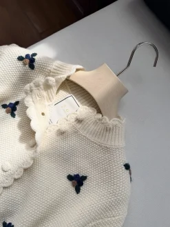 Alternative view of AGUA BY AGUA BENDITA Sweaters Cream-Navy S-L E15202609063531