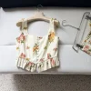 AGUA Vests Linen Cream-Floral S-XL B95202609062379