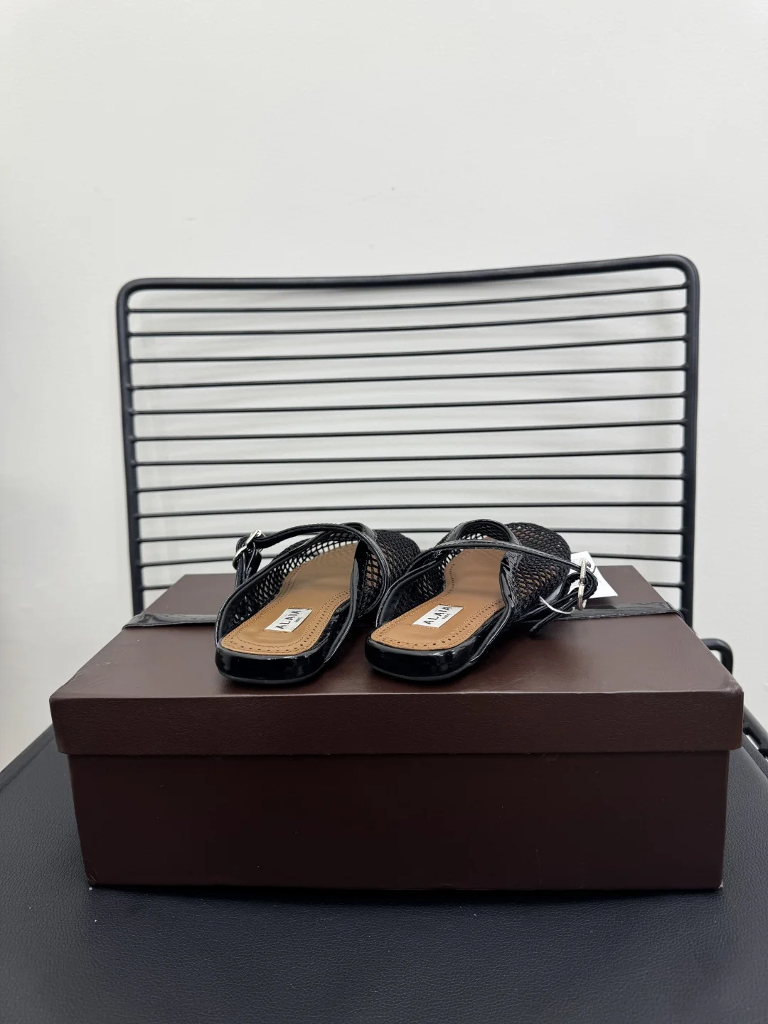 ALAIA Flats Black-Brown B20202609110482 - Image 3