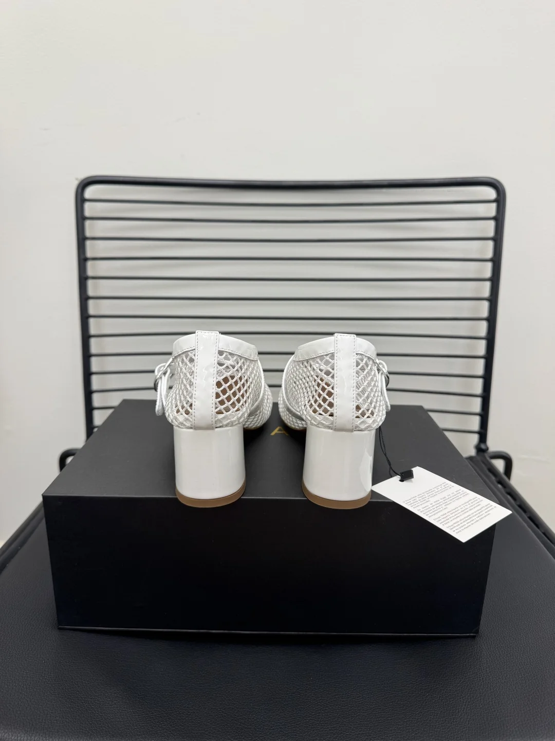 ALAIA Flats Mesh Suede White-Brown EU35-41 B50202609110479 - Image 9