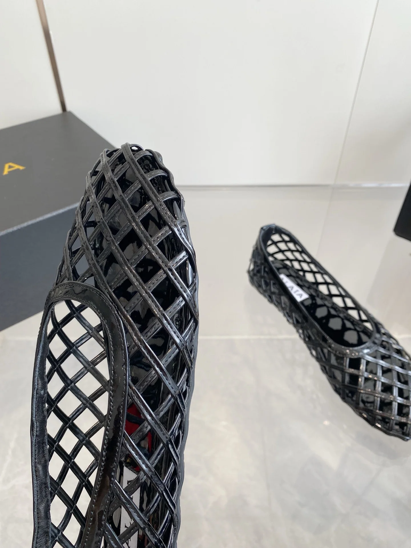 ALAIA Flats Woven Fabric Black EU35-39 B60202609110503 - Image 6