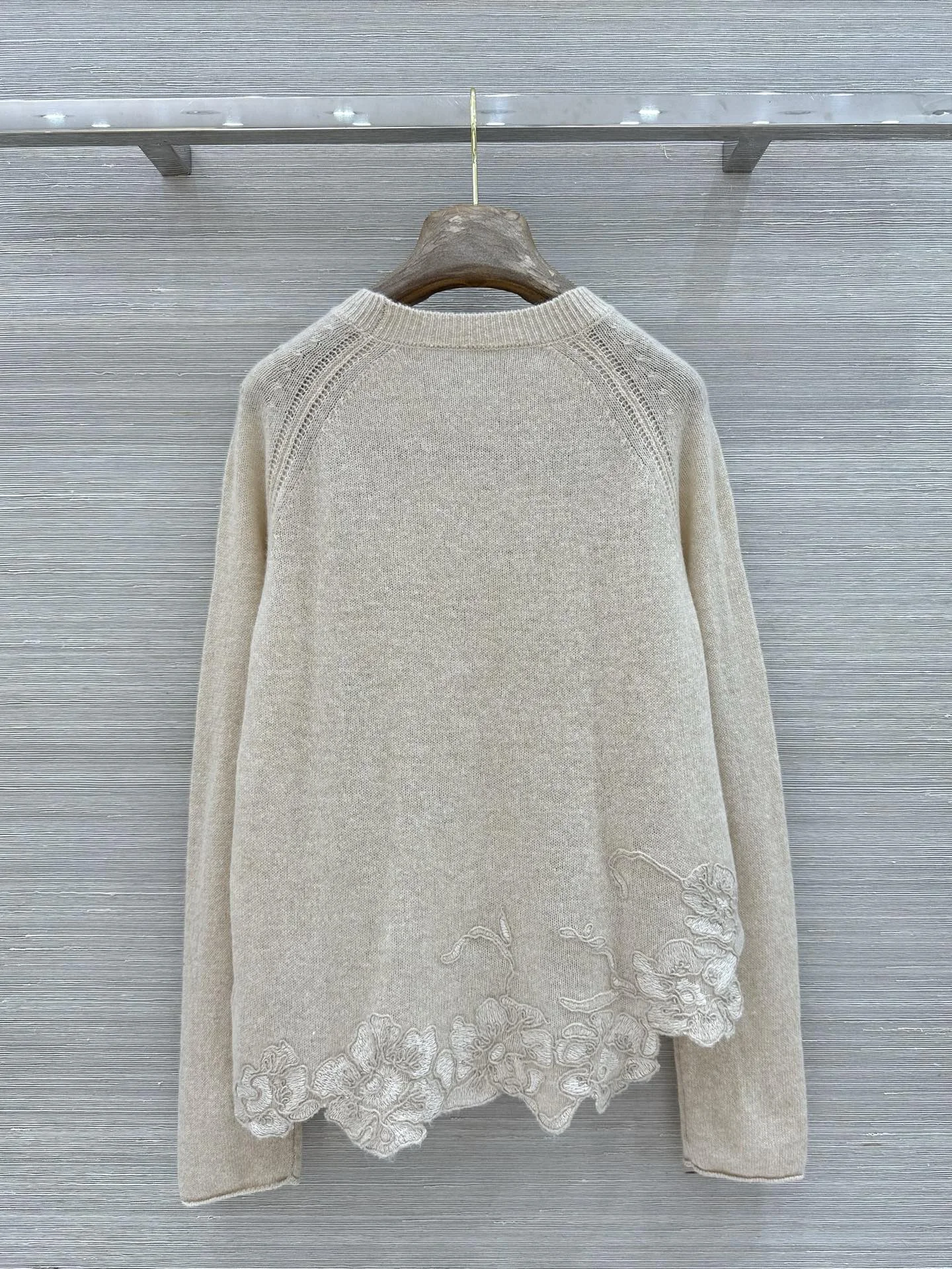 ALAIA Sweaters Cashmere Beige-White S-L D75202609061157 - Image 8