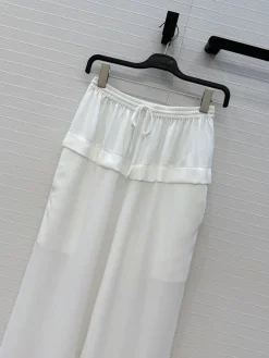 Alternative view of ALAIA Trousers White S-L B60202609062709