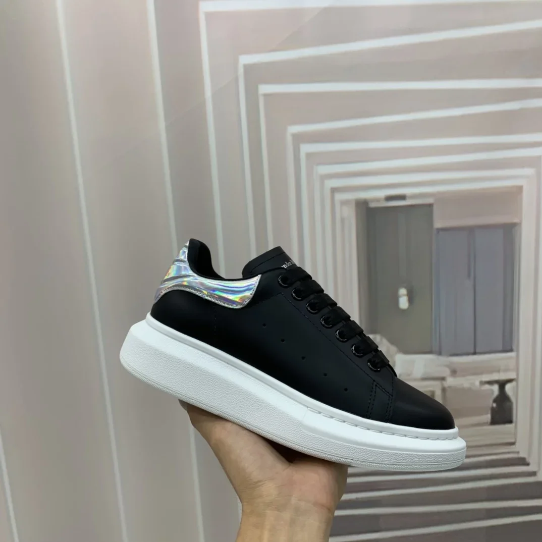 ALEXANDER MCQUEEN Sneakers Leather Black-White EU34-46 B60202609111940