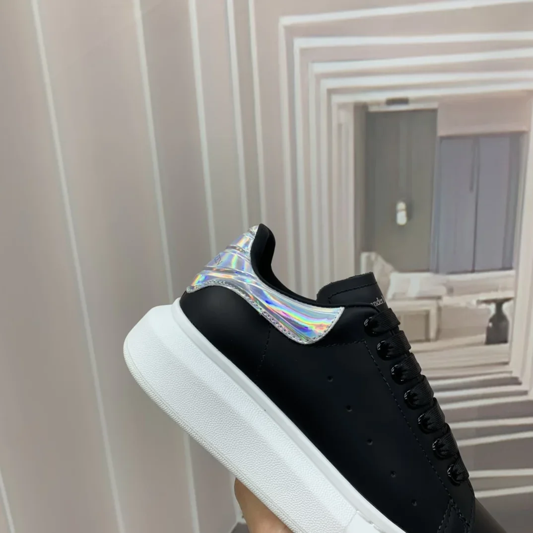 ALEXANDER MCQUEEN Sneakers Leather Black-White EU34-46 B60202609111940 - Image 2