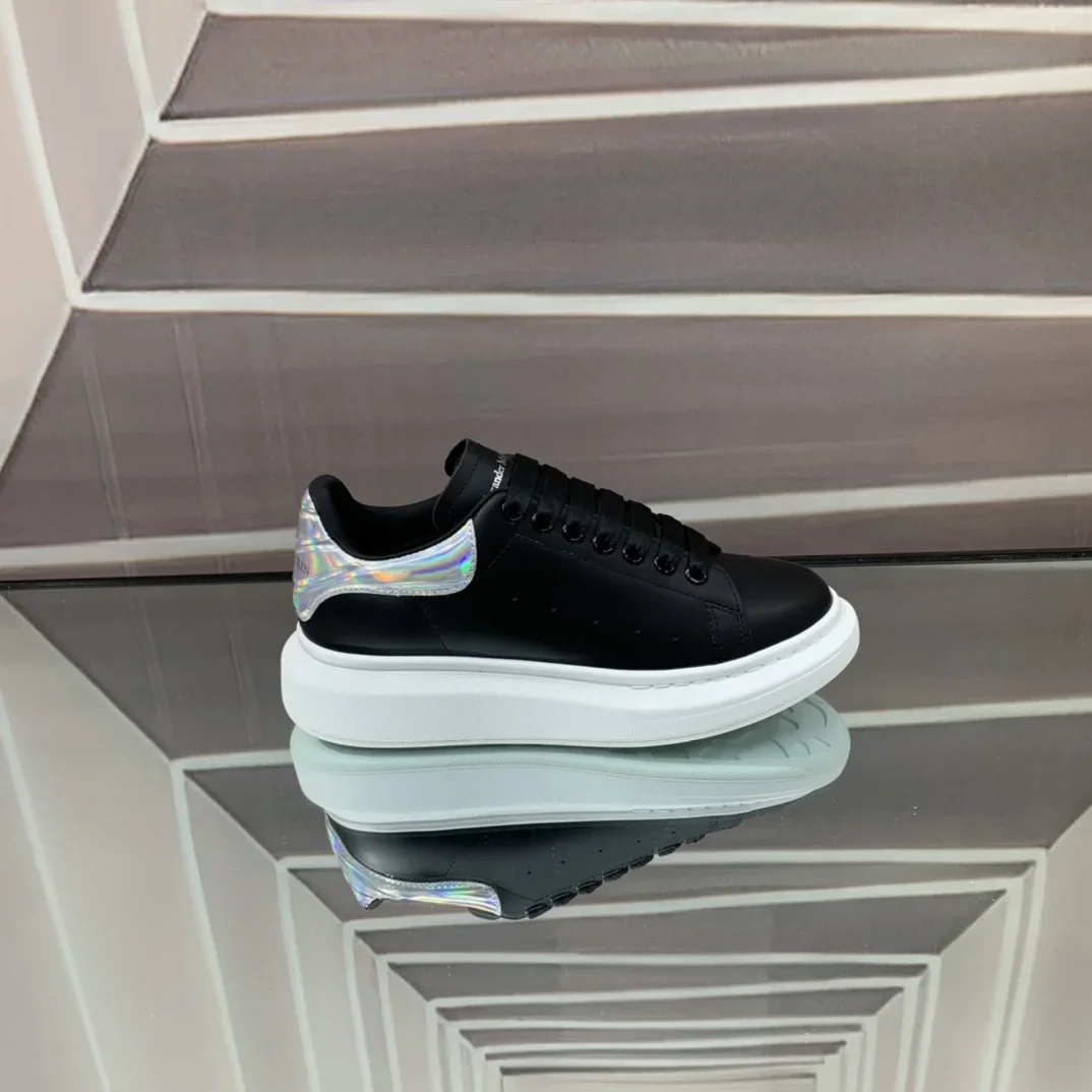 ALEXANDER MCQUEEN Sneakers Leather Black-White EU34-46 B60202609111940 - Image 4