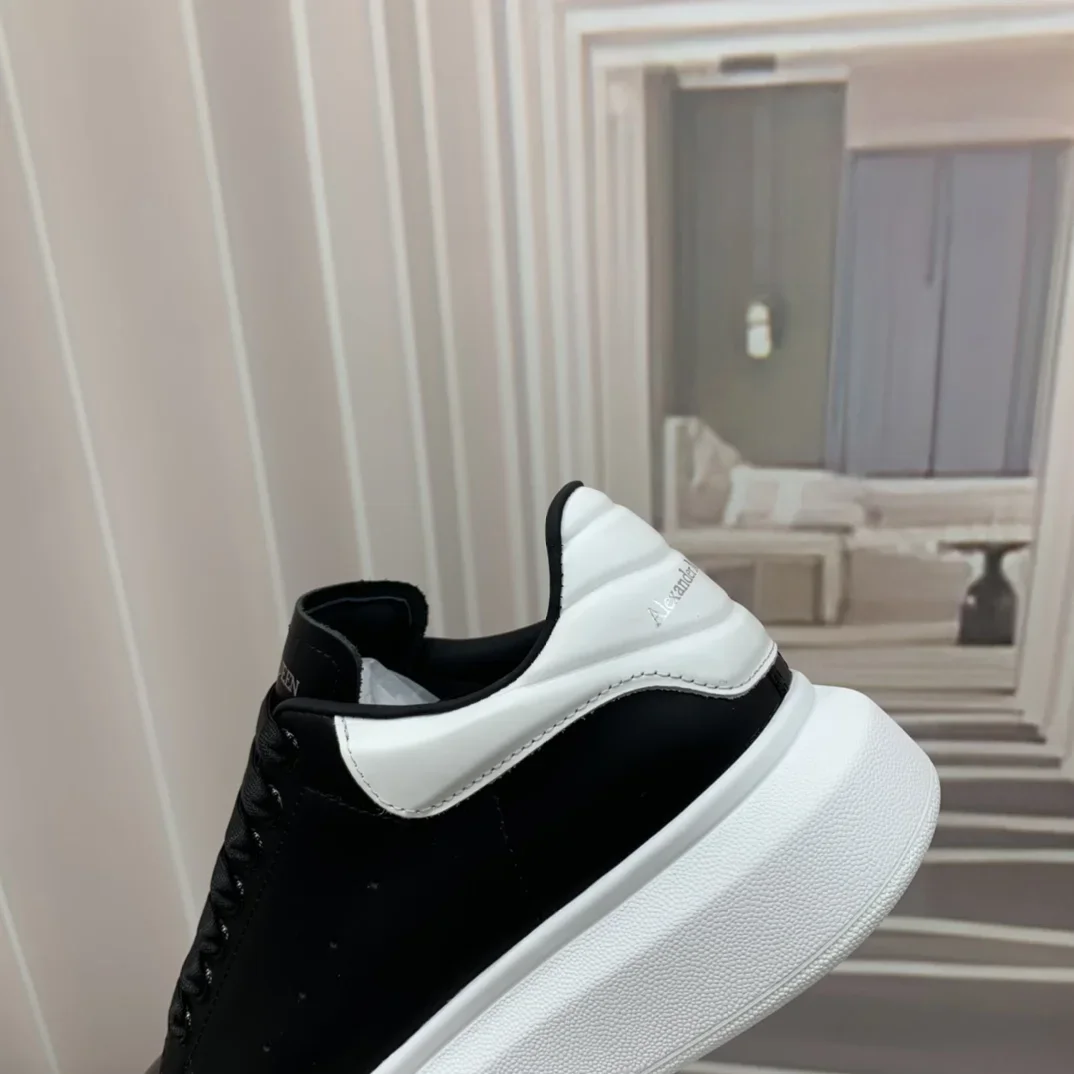 ALEXANDER MCQUEEN Sneakers Leather Black-White EU34-46 B60202609111941 - Image 2
