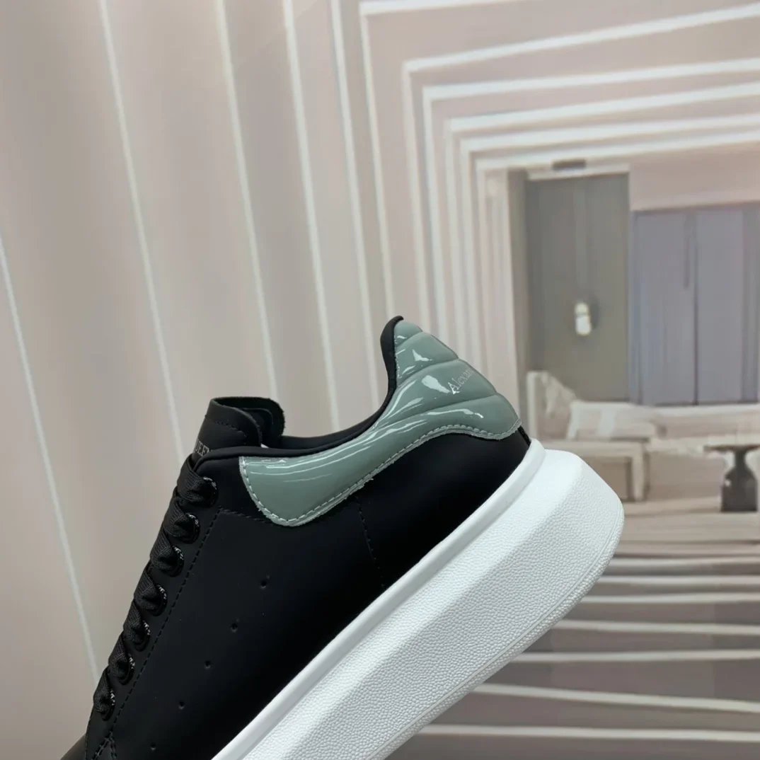 ALEXANDER MCQUEEN Sneakers Leather Black-White EU34-46 B60202609111942 - Image 2
