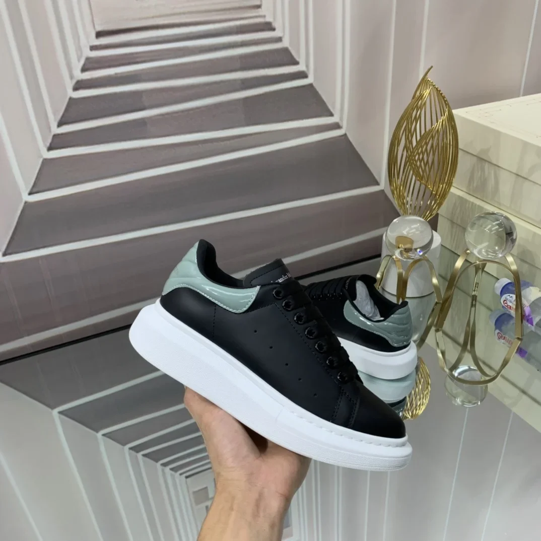 ALEXANDER MCQUEEN Sneakers Leather Black-White EU34-46 B60202609111942 - Image 3