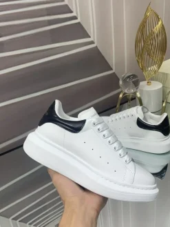 ALEXANDER MCQUEEN Sneakers Leather White-Black EU34-46 B60202609111944