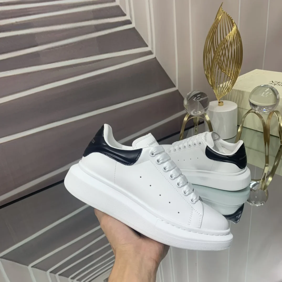 ALEXANDER MCQUEEN Sneakers Leather White-Black EU34-46 B60202609111944