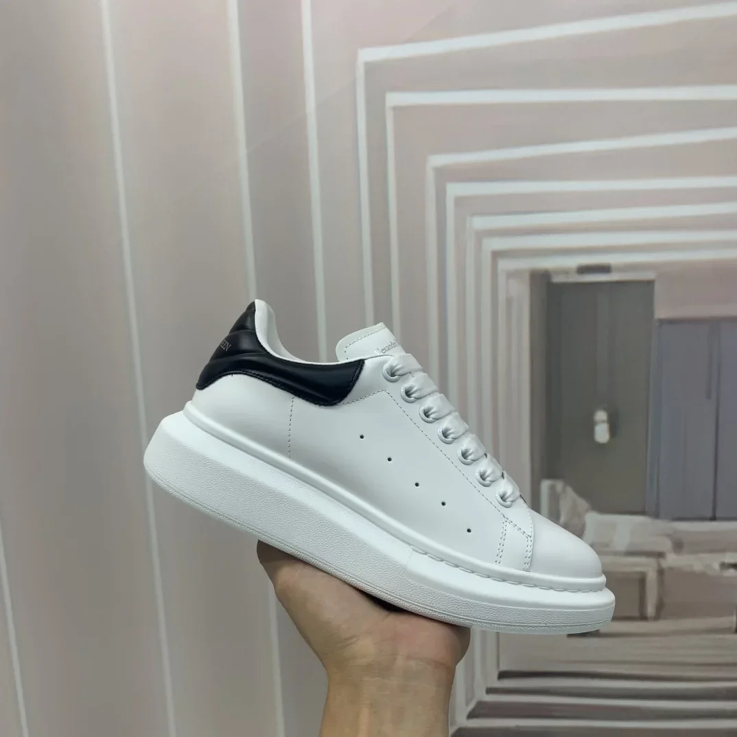 ALEXANDER MCQUEEN Sneakers Leather White-Black EU34-46 B60202609111944 - Image 2