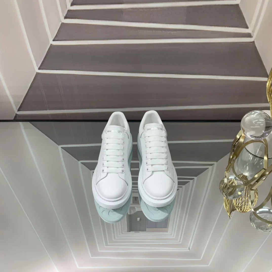 ALEXANDER MCQUEEN Sneakers Leather White EU34-46 B60202609111943 - Image 9