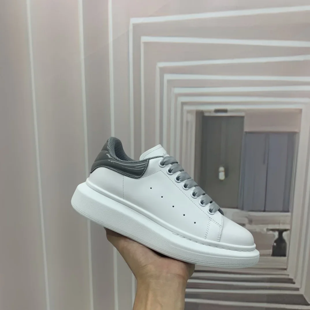 ALEXANDER MCQUEEN Sneakers Leather White-Grey EU34-46 B60202609111957 - Image 2