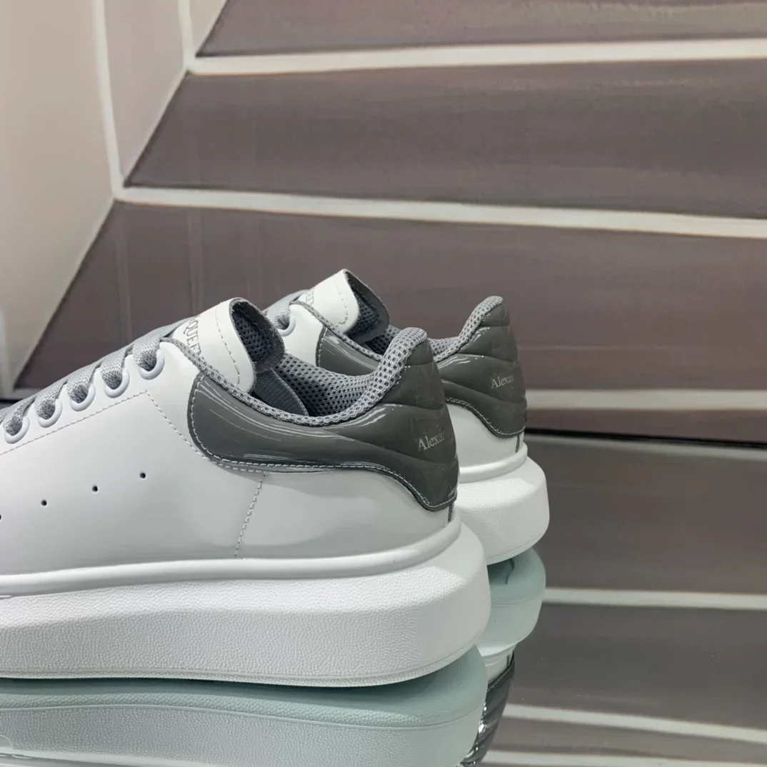 ALEXANDER MCQUEEN Sneakers Leather White-Grey EU34-46 B60202609111957 - Image 3
