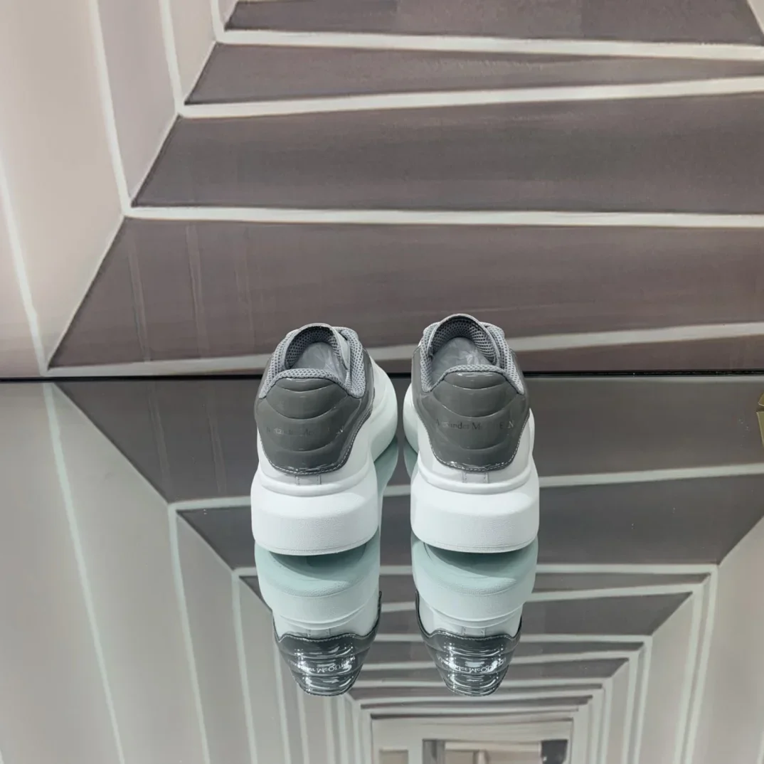 ALEXANDER MCQUEEN Sneakers Leather White-Grey EU34-46 B60202609111957 - Image 8