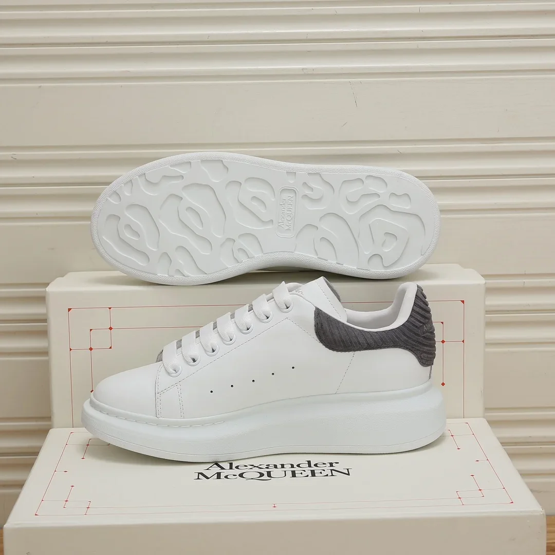 ALEXANDER MCQUEEN Sneakers Leather White-Grey EU35-44 B60202609111956 - Image 4