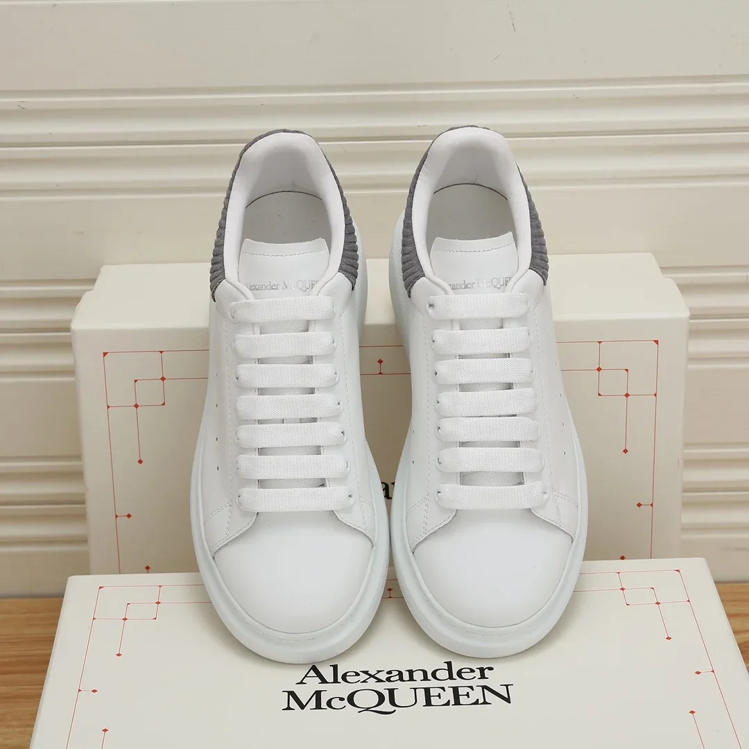 ALEXANDER MCQUEEN Sneakers Leather White-Grey EU35-44 B60202609111956 - Image 5
