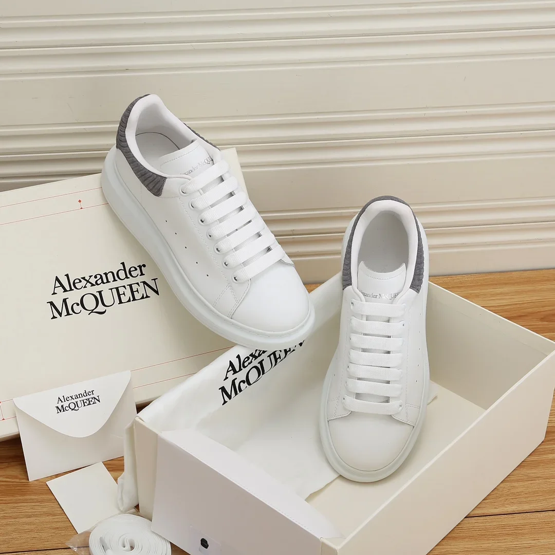 ALEXANDER MCQUEEN Sneakers Leather White-Grey EU35-44 B60202609111956 - Image 7
