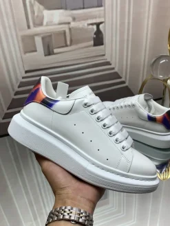 Alternative view of ALEXANDER MCQUEEN Sneakers Leather White-Multicolor EUWomen 34-41 _ Men 38-46 B60202609111936