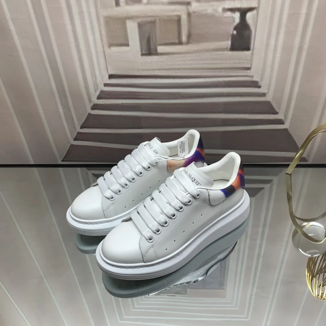 ALEXANDER MCQUEEN Sneakers Leather White-Multicolor EUWomen 34-41 _ Men 38-46 B60202609111936 - Image 6