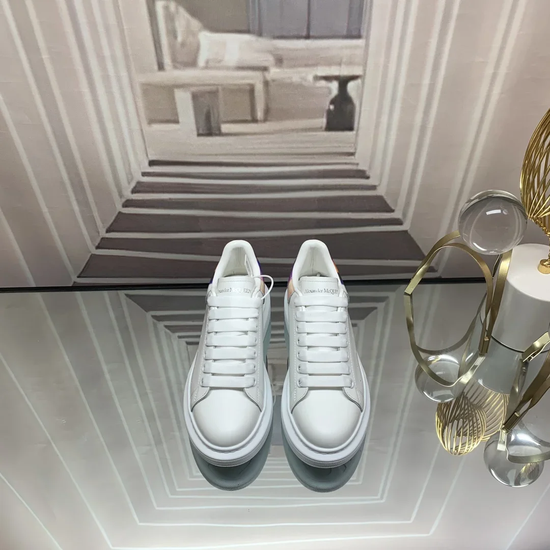 ALEXANDER MCQUEEN Sneakers Leather White-Multicolor EUWomen 34-41 _ Men 38-46 B60202609111936 - Image 7