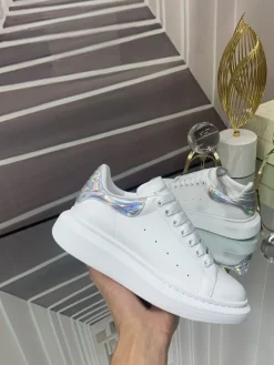 ALEXANDER MCQUEEN Sneakers Leather White-Silver EU34-46 B60202609111938