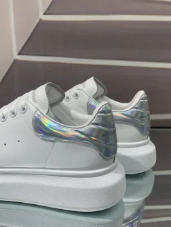 Alternative view of ALEXANDER MCQUEEN Sneakers Leather White-Silver EU34-46 B60202609111938