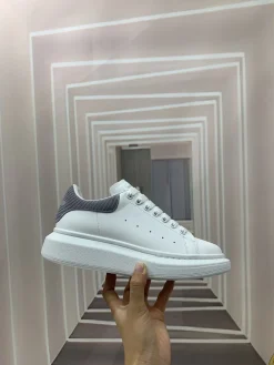 ALEXANDER MCQUEEN Sneakers Silk Leather White-Grey EU34-46 B60202609111947