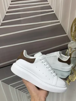 Alternative view of ALEXANDER MCQUEEN Sneakers White-Brown B60202609111950